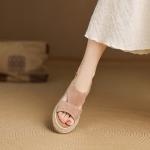 Handcrafted Luxury Leather Shoes for Elegant Women(Eoct20161002K2009)