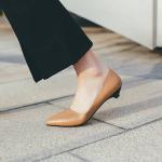 Luxury Handcrafted Leather Women's Shoes for Elegant Style(Eqijiayi18531)