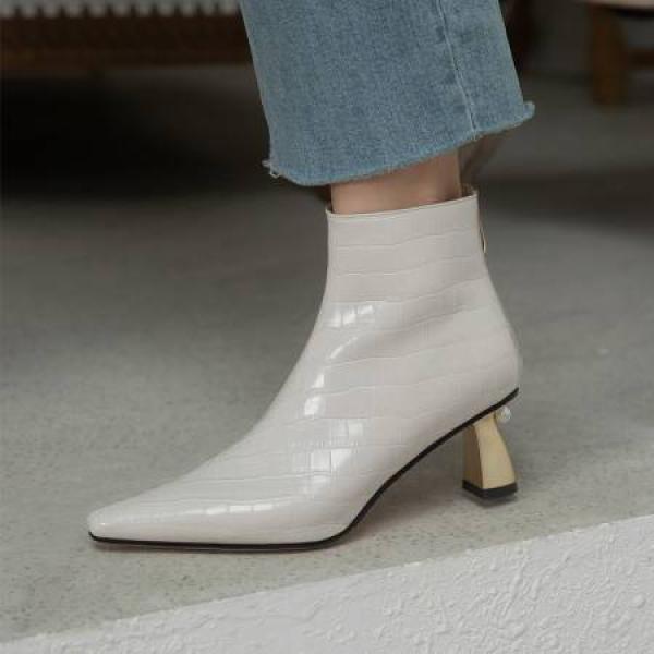 Elegantly Crafted Luxury Leather Handcrafted Women's Shoes(EqijiayiB-2203)