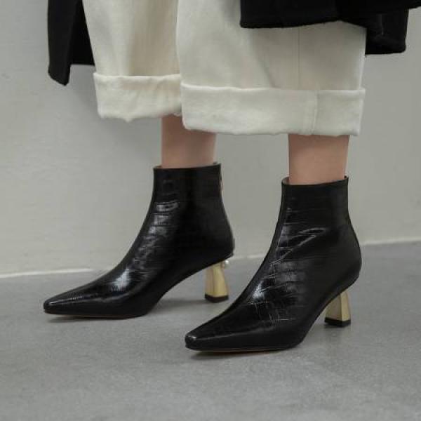 Elegantly Crafted Luxury Leather Handcrafted Women's Shoes(EqijiayiB-2203)