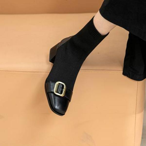 Handcrafted Luxury Leather Women's Shoes(Eqijiayi1680)