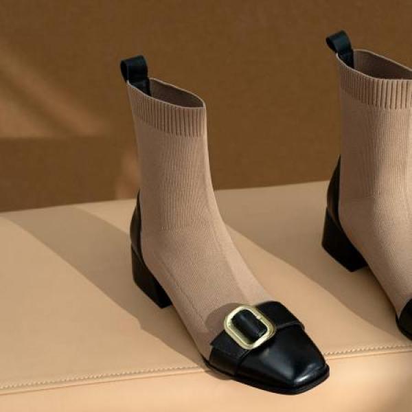 Handcrafted Luxury Leather Women's Shoes(Eqijiayi1680)