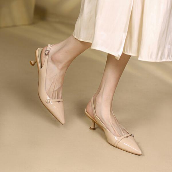 Luxury Handcrafted Genuine Leather Women's Shoes(Eqijiayi8935)