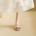 Handcrafted Genuine Leather Women's Shoes: Elegant Luxury Design(Eqijiayi8952)