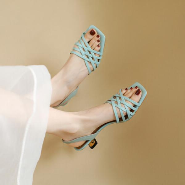 Crafted Elegance: Luxurious Handmade Leather Women's Shoes(Eqijiayi8651)