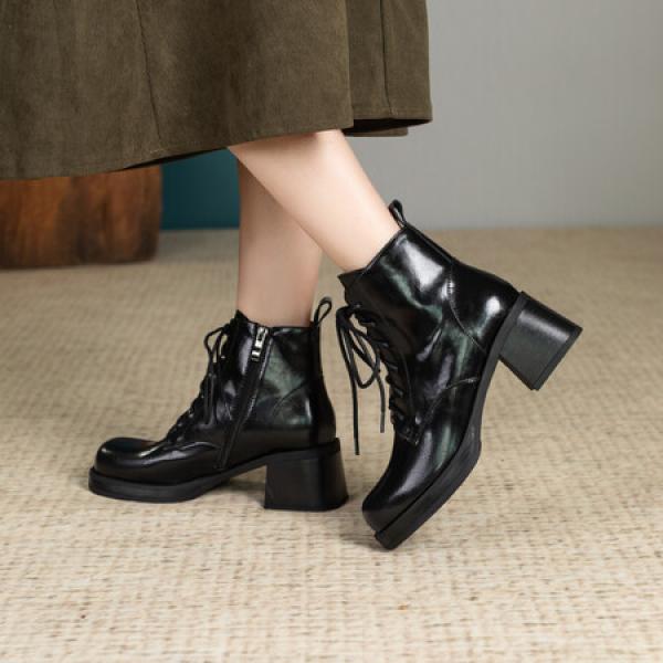 Exquisite Handcrafted Leather Shoes for Elegant Women(Eqijiayi8663)