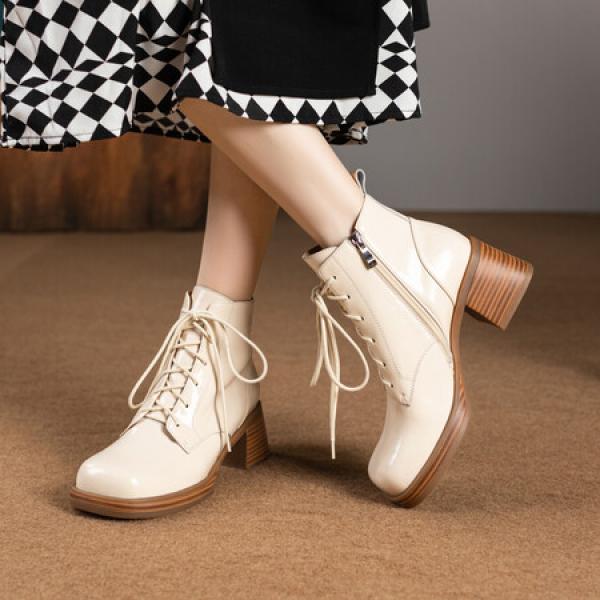 Exquisite Handcrafted Leather Shoes for Elegant Women(Eqijiayi8663)