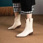 Luxurious Handmade Leather Women's Shoes - Elegant Craftsmanship(Eqijiayi5712)