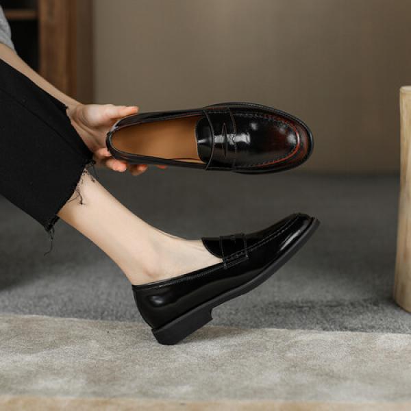Elegant Handcrafted Leather Women's Shoes - Luxury Quality Craftsmanship(EqijiayiWP2301)