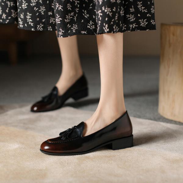 Handcrafted Luxury Leather Women's Shoes - Elegance Redefined(Eqijiayi2303)