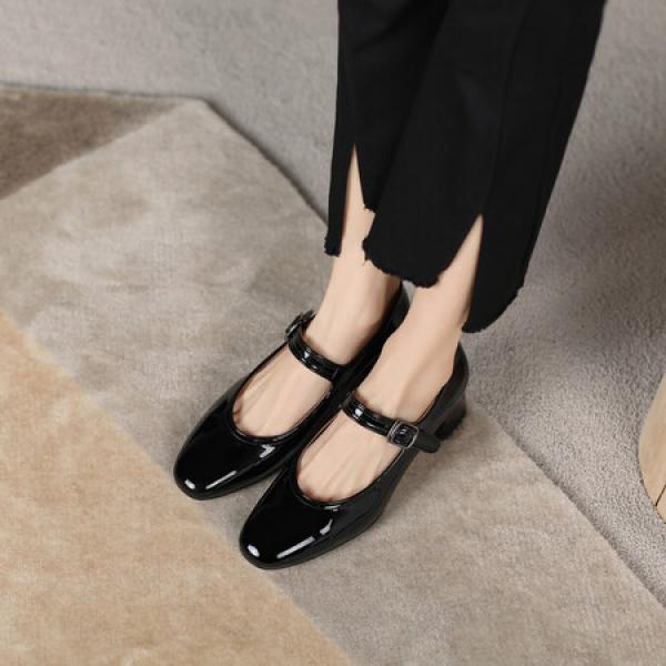 Elegant Handcrafted Leather Women’s Shoes of Luxury Quality(Eqijiayi2309)