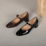 Elegant Handcrafted Leather Women’s Shoes of Luxury Quality(Eqijiayi2309)