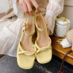 Elegantly Crafted High-End Handmade Genuine Leather Women Shoes(Eqijiayi9312)