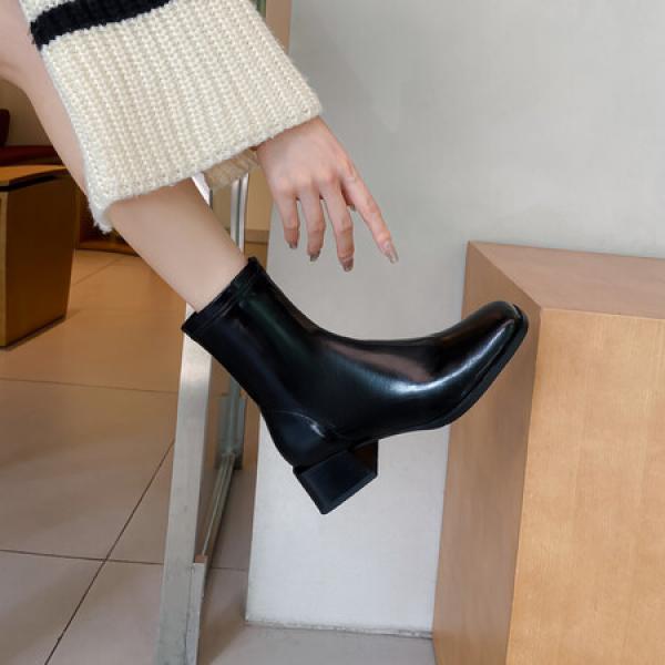 Handcrafted Leather Women's Shoes: Elegant Luxury and Quality(Eqijiayi2376)