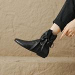 Handcrafted Leather Women's Shoes: Elegant Luxury and Quality(EqijiayiW9511)