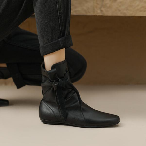 Handcrafted Leather Women's Shoes: Elegant Luxury and Quality(EqijiayiW9511)