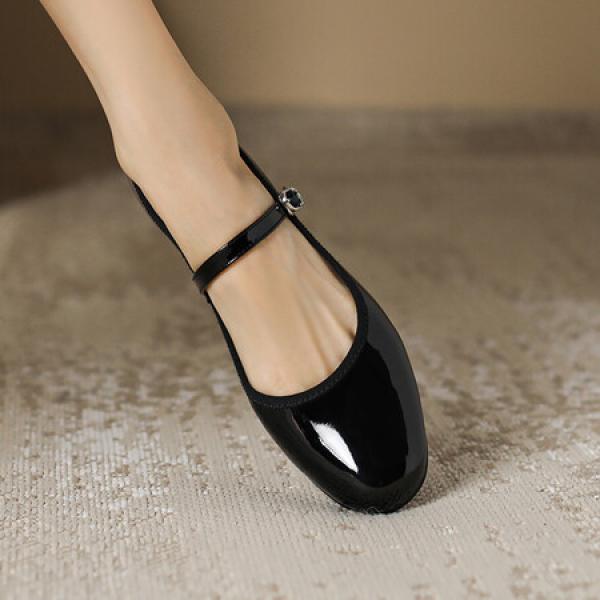 Luxury Handcrafted Genuine Leather Women's Shoes(Eqijiayi2373)