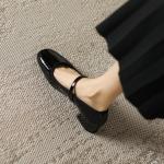 Luxury Handcrafted Genuine Leather Women's Shoes(Eqijiayi2373)