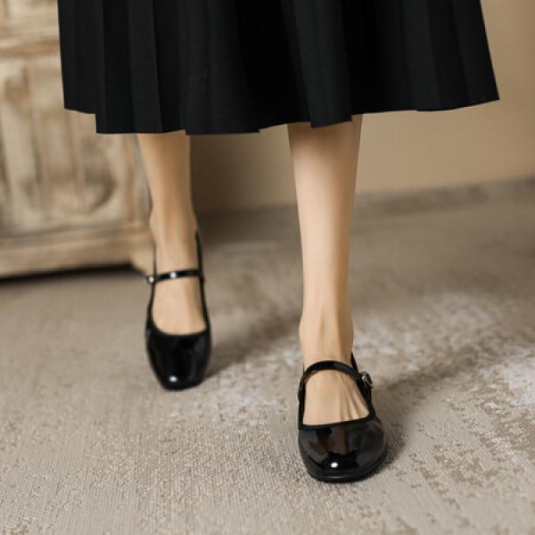 Elegant Handcrafted Leather Women's Shoes of Luxurious Quality(EqijiayiWQ2373)
