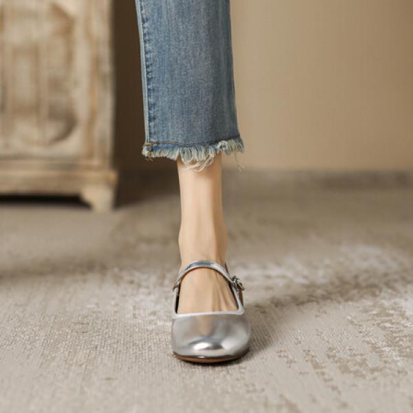 Elegant Handcrafted Leather Women's Shoes of Luxurious Quality(EqijiayiWQ2373)