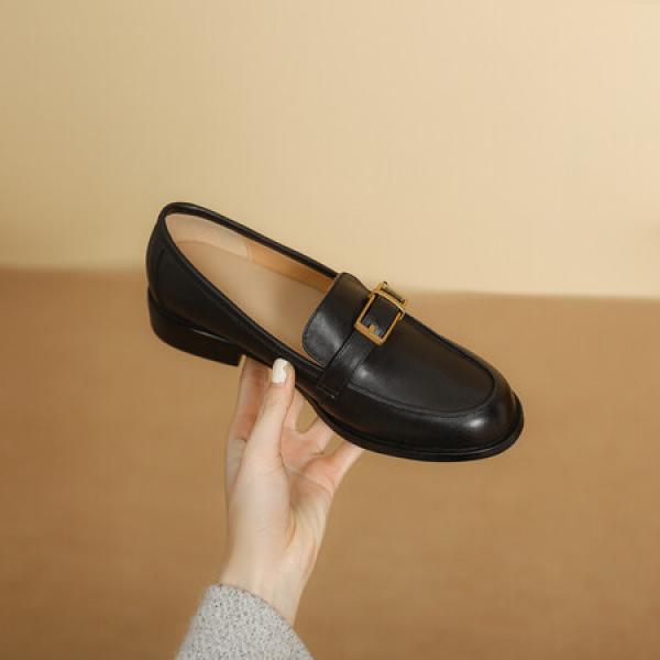 Elegant Handcrafted Leather Women’s Shoes, Luxe Quality(Eqijiayi2402)