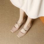 Elegant Handcrafted Leather Women’s Shoes, Luxe Quality(Eqijiayi2408)