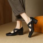 Elegant Handcrafted Leather Women’s Shoes - Luxurious Quality(Eqijiayi2409)