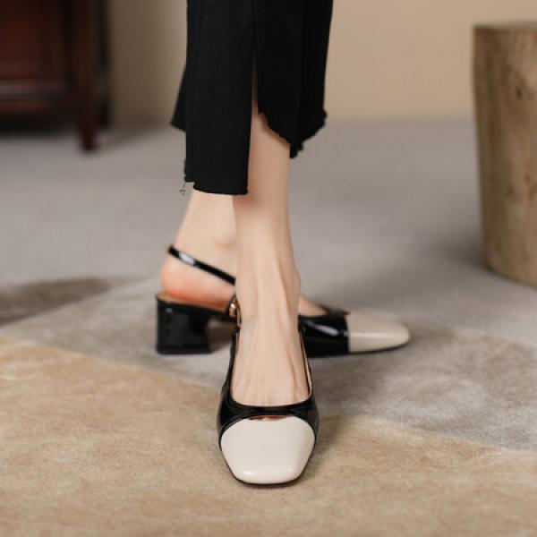 Luxury Handmade Leather Women’s Shoes: Crafted Elegance(Eqijiayi179336)