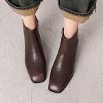 Handcrafted Genuine Leather Ladies' Shoes - Elegant Luxury Quality(Eqijiayi2450)