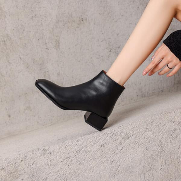 Handcrafted Genuine Leather Ladies' Shoes - Elegant Luxury Quality(Eqijiayi2450)