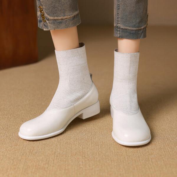 Elegant Handcrafted Leather Women's Shoes of Luxury(Eqijiayi2453)