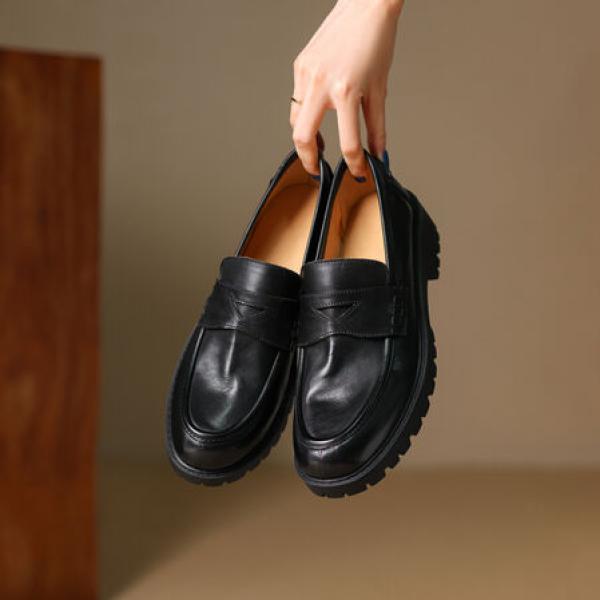 Handcrafted Luxury Leather Women's Shoes(Eqijiayi2455)