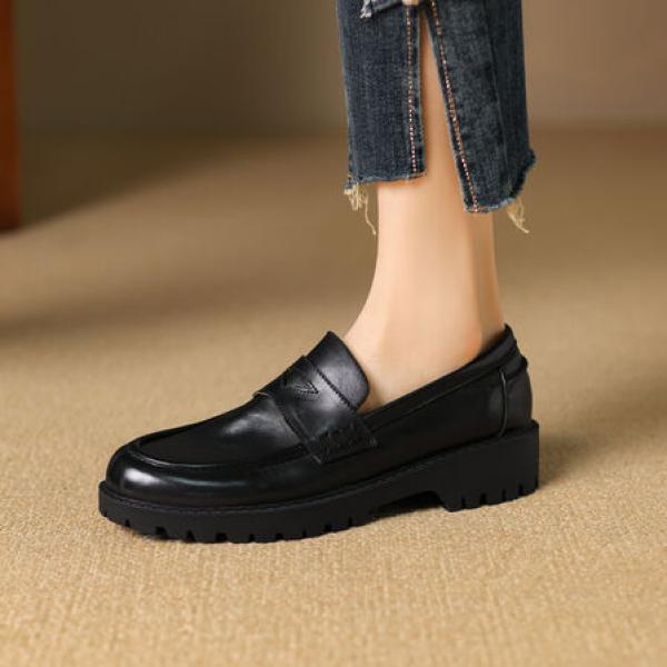 Handcrafted Luxury Leather Women's Shoes(Eqijiayi2455)