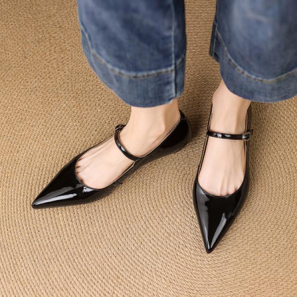Handcrafted Luxury Leather Women's Shoes for Elegance(Eqijiayi2510)