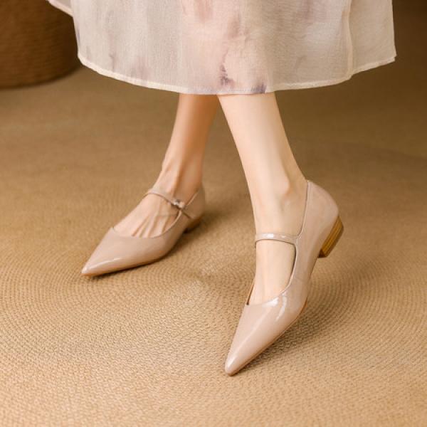 Handcrafted Luxury Leather Women's Shoes for Elegance(Eqijiayi2510)