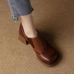 Luxurious Handmade Leather Women's Shoes, Crafted with Elegance(Etrj220A372)