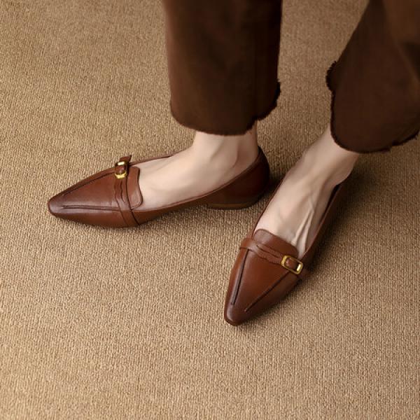 Exquisite Handmade Leather Shoes for Elegant Women(Etrj220A378)