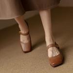 Handcrafted Luxury Leather Women's Shoes with Elegant Craftsmanship(Etrj220T972)