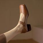 Handcrafted Luxury Leather Women's Shoes with Elegant Craftsmanship(Etrj220T972)
