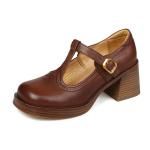 Handcrafted Luxury Leather Women’s Shoes – Elegance Redefined(Etrj220T998)