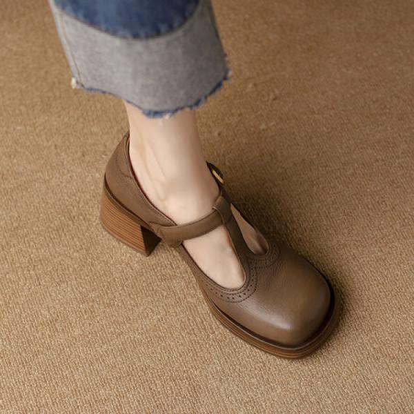 Handcrafted Luxury Leather Women’s Shoes – Elegance Redefined(Etrj220T998)