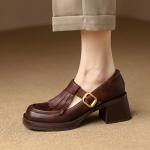 Elegant Handcrafted Leather Women’s Shoes, Luxurious Craftsmanship(Etrj220A392)