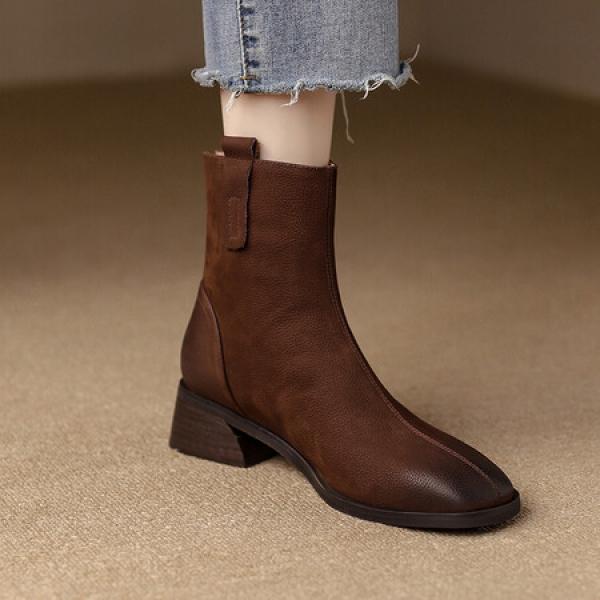 Handcrafted Luxury Genuine Leather Women's Shoes(Etrj220A3008)