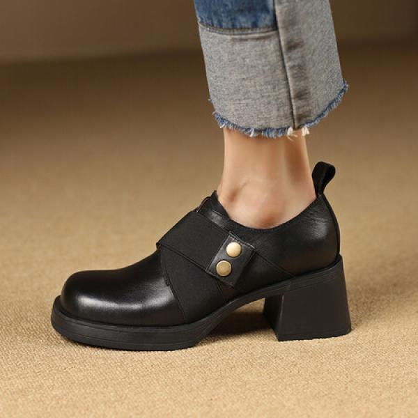 Elegant Handcrafted Genuine Leather Women's Shoes(Etrj220A3102)