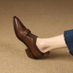 Elegant Handcrafted Leather Women's Shoes(Etrj220T1103)