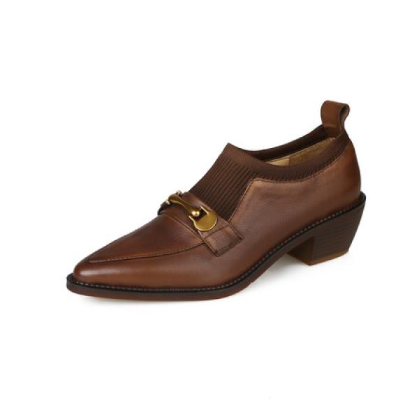 Elegant Handcrafted Leather Women's Shoes(Etrj220T1103)
