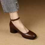 Exquisite Handcrafted Leather Shoes for Elegant Women(Etrj220A3106)
