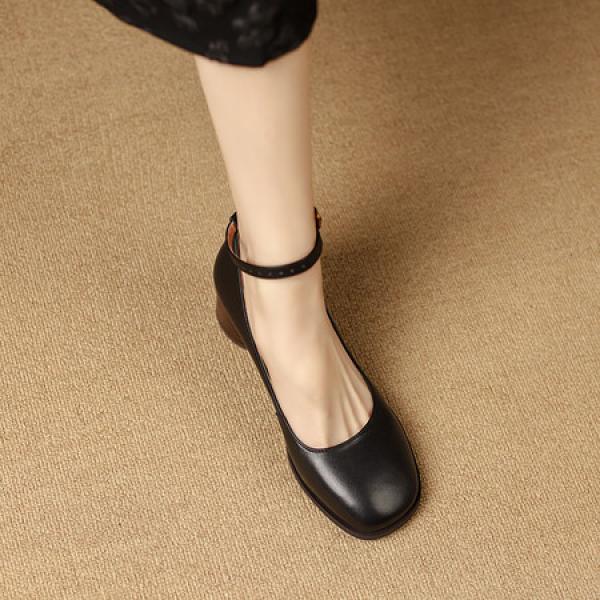 Exquisite Handcrafted Leather Shoes for Elegant Women(Etrj220A3106)