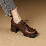 Elegant Handcrafted Leather Women's Shoes(Etrj220A3108)