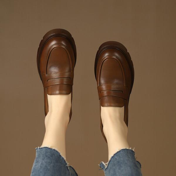 Luxurious Handmade Leather Women's Shoes, Crafted Elegance(Etrj220T1206)